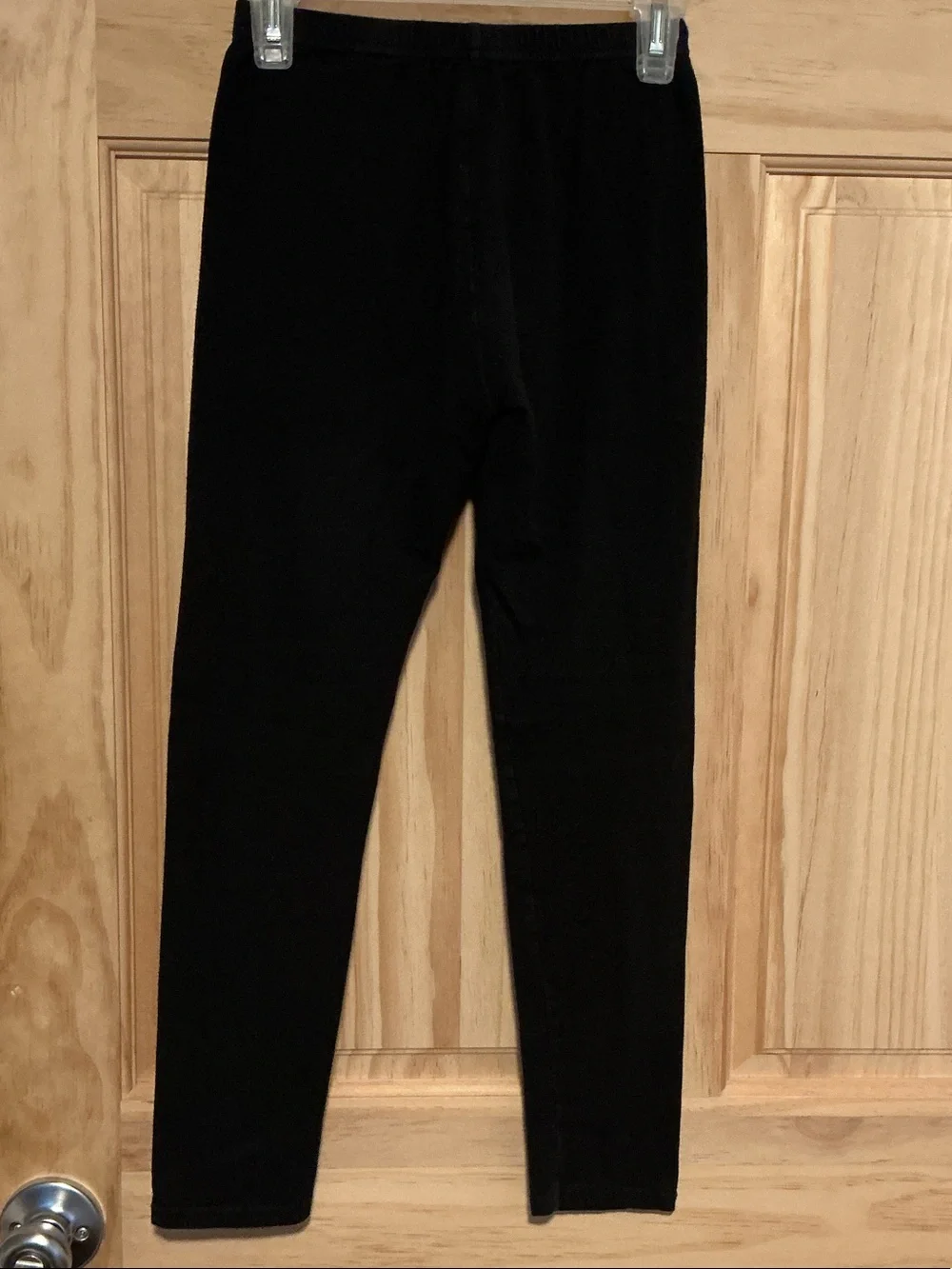 Black Full-Length Stretch Leggings